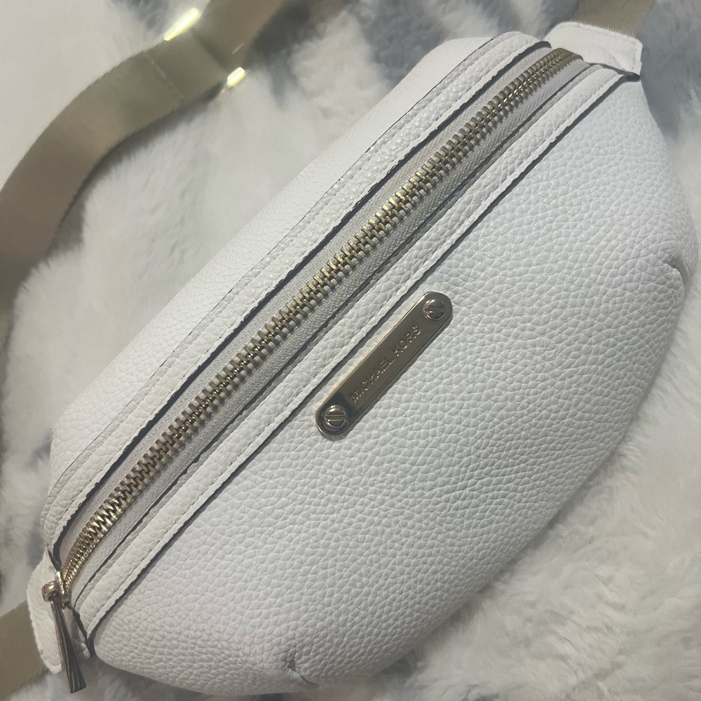 Michael Kors White Crossbody Bag